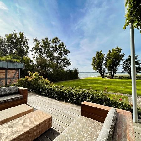 Peeneblick - Traumhaus In Exklusiver Direktlage Am Wasser Mit Eigenem Bootssteg Fuer 8 Personen Rankwitz Zewnętrze zdjęcie